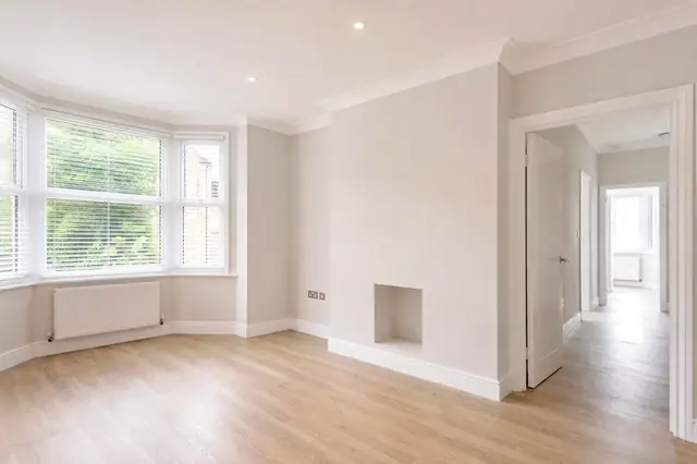 Empty room after an end of tenancy clean in Dalston